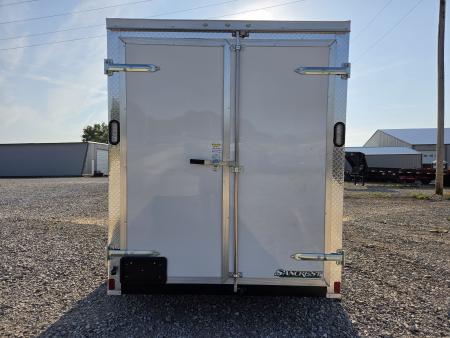 New 2027 Rock Solid 6X12 TANDEM 7K CARGO W/6'6" HEIGHT .080 SEMI CREWLESS EXTERIOR & BARN DOORS
