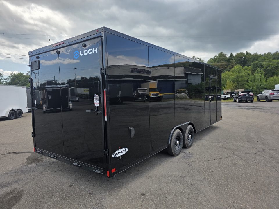 New 2027 Look Trailers ELEMENT SE 8.5X24 10K - ESCAPE DOOR Car / Racing Trailer