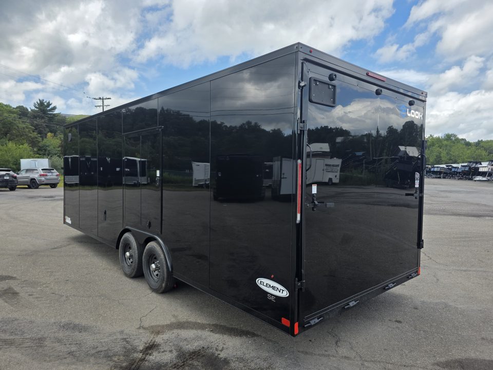 New 2027 Look Trailers ELEMENT SE 8.5X24 10K - ESCAPE DOOR Car / Racing Trailer