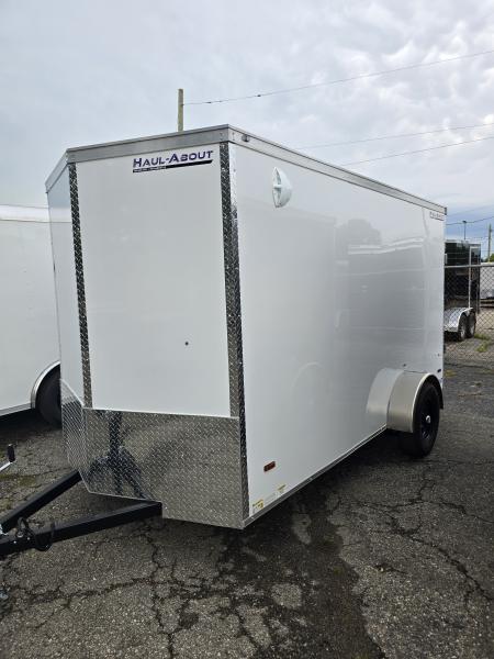 New 2027 Haul About Trailers 6x12 2990 GVWR 77" Interior Height Cargo / Enclosed Trailer
