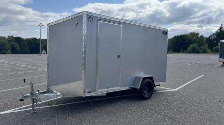 New 2026 Lightning 6x12 Enclosed Aluminum Cargo Trailer - RAMP DOOR!