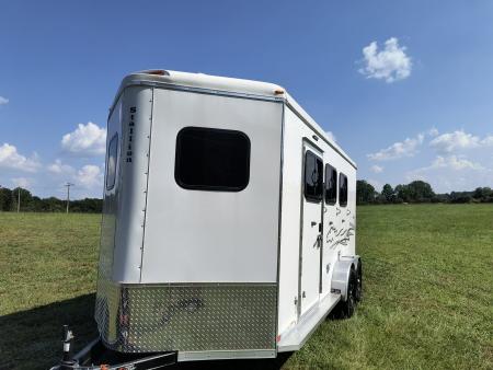 Used 2025 Homesteader Trailer 316SB Horse Trailer With Ramp and Stud Divider