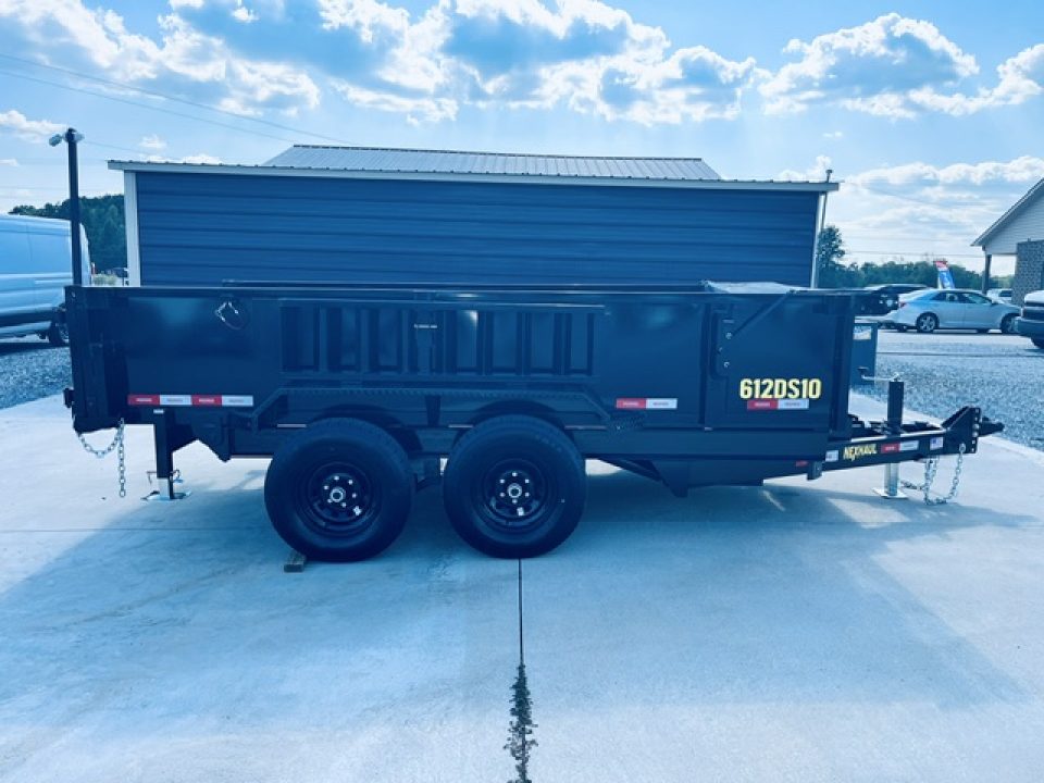 New 2027 Nexhaul 6X12 HD Dump Trailer 10K w/ Combo Gate