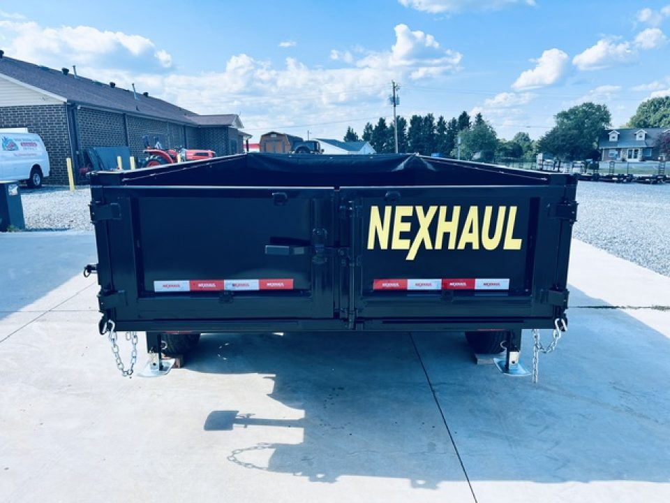 New 2027 Nexhaul 6X12 HD Dump Trailer 10K w/ Combo Gate