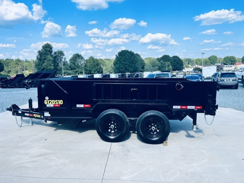 New 2027 Nexhaul 6X12 HD Dump Trailer 10K w/ Combo Gate