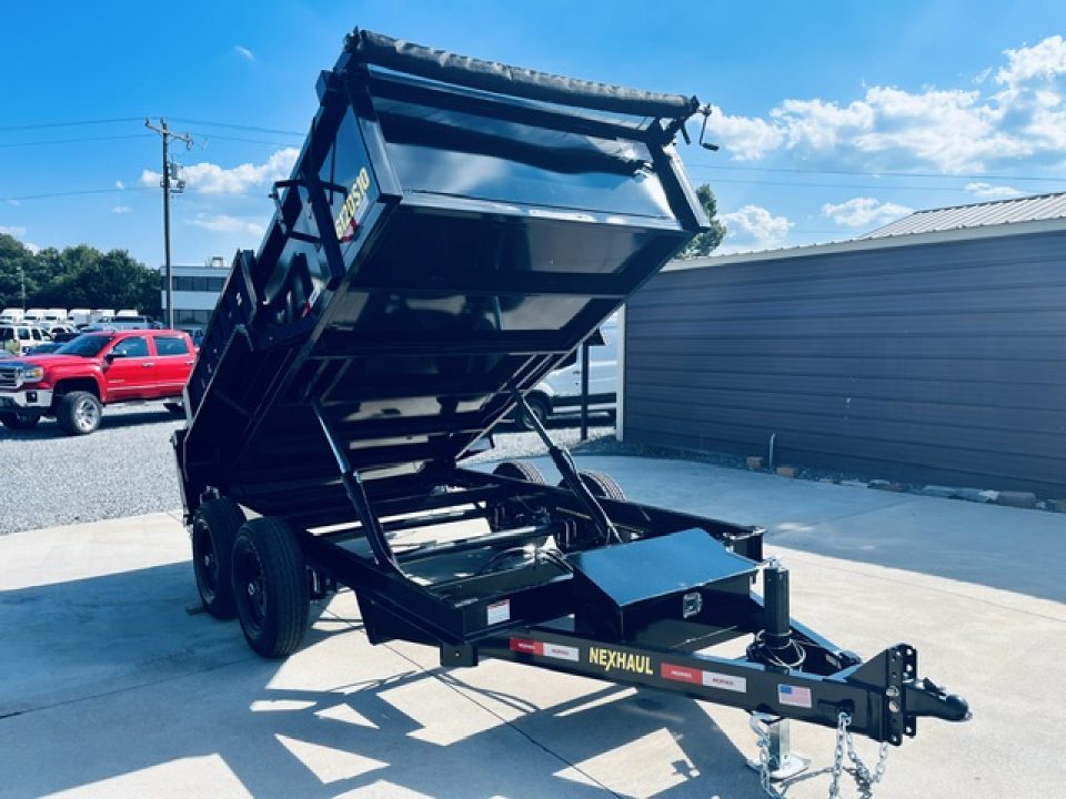 New 2027 Nexhaul 6X12 HD Dump Trailer 10K w/ Combo Gate