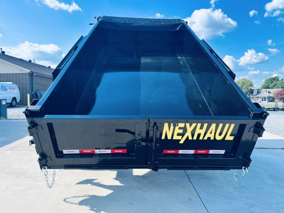 New 2027 Nexhaul 6X12 HD Dump Trailer 10K w/ Combo Gate