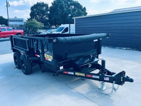 New 2027 Nexhaul 6X12 HD Dump Trailer 10K w/ Combo Gate