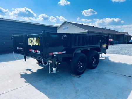 New 2027 Nexhaul 6X12 HD Dump Trailer 10K w/ Combo Gate