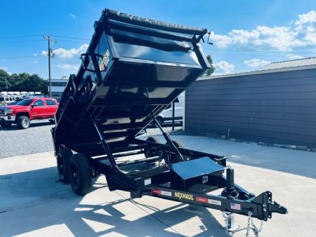 New 2027 Nexhaul 6X12 HD Dump Trailer 10K w/ Combo Gate