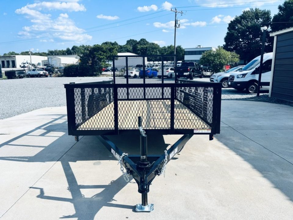 New 2026 Nolan 6X12 E 3K Landscape Utility Trailer w/2ft Mesh