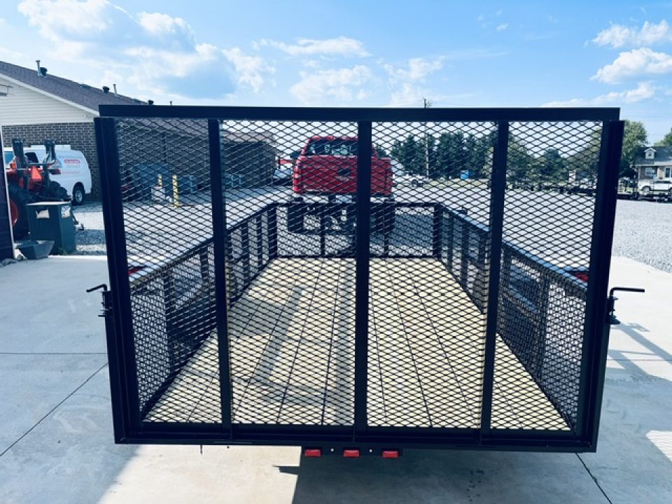 New 2026 Nolan 6X12 E 3K Landscape Utility Trailer w/2ft Mesh
