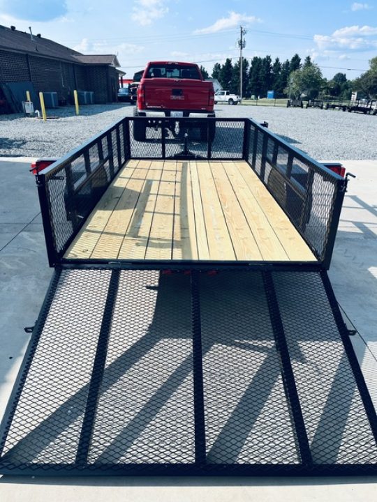 New 2026 Nolan 6X12 E 3K Landscape Utility Trailer w/2ft Mesh