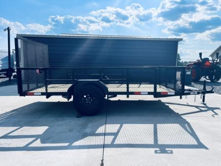 New 2026 Nolan 6X12 E 3K Landscape Utility Trailer w/2ft Mesh