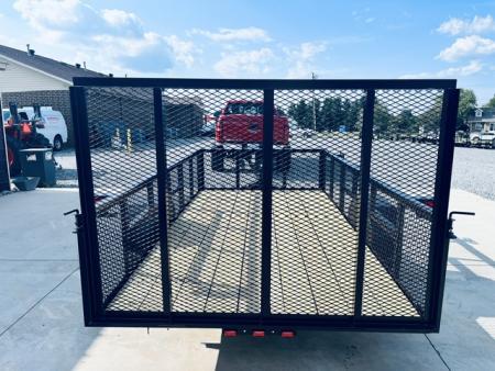 New 2026 Nolan 6X12 E 3K Landscape Utility Trailer w/2ft Mesh