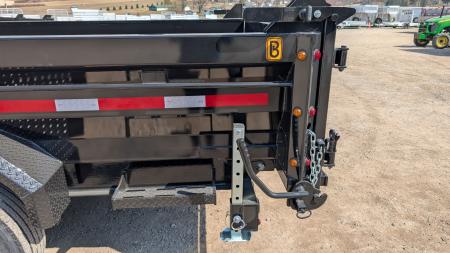 New 2027 Belmont 6'10" x 14 HD DLX Lo Pro Hydraulic Equipment Dump w/ 3 Way Gate