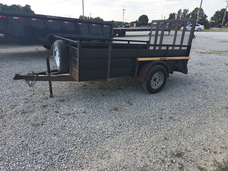 Used 2004 JIMS 60X10 SOLID SIDE UTILITY W/4' GATE & GORILLA LIFTS