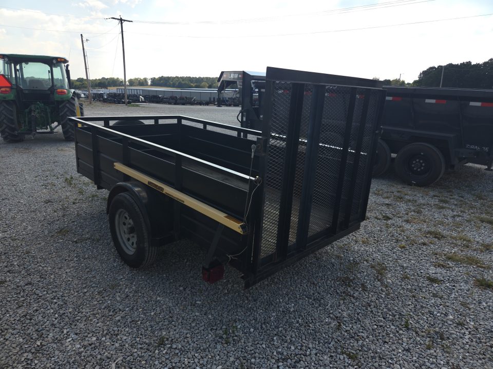 Used 2004 JIMS 60X10 SOLID SIDE UTILITY W/4' GATE & GORILLA LIFTS