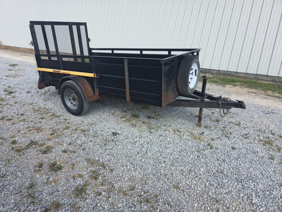 Used 2004 JIMS 60X10 SOLID SIDE UTILITY W/4' GATE & GORILLA LIFTS