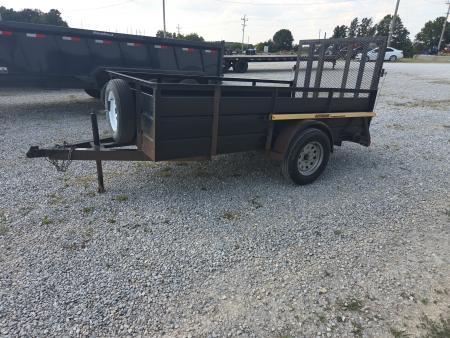 Used 2004 JIMS 60X10 SOLID SIDE UTILITY W/4' GATE & GORILLA LIFTS