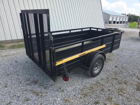 Used 2004 JIMS 60X10 SOLID SIDE UTILITY W/4' GATE & GORILLA LIFTS