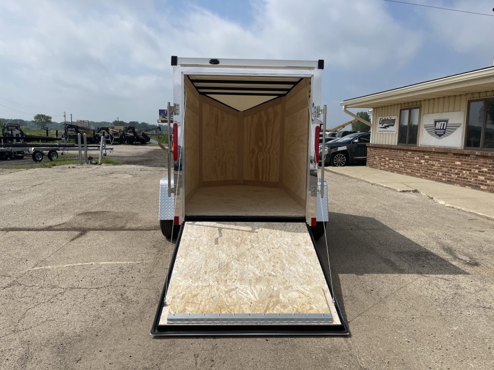 New 2027 Stealth Trailers Mustang 5x8 V-Nose w/Ramp Door Cargo / Enclosed Trailer