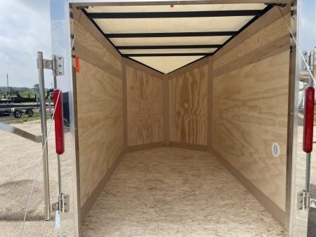 New 2027 Stealth Trailers Mustang 5x8 V-Nose w/Ramp Door Cargo / Enclosed Trailer