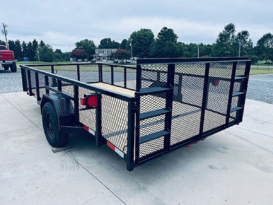 New 2026 Nolan 7X14 3K Landscape Utility Trailer w/2ft Mesh