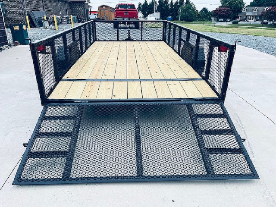 New 2026 Nolan 7X14 3K Landscape Utility Trailer w/2ft Mesh