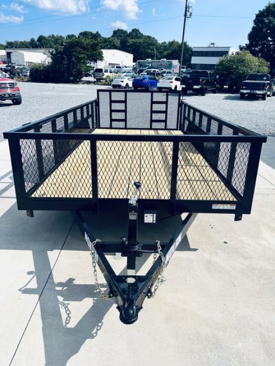 New 2026 Nolan 7X16 7K Landscape Utility Trailer w/2ft Mesh