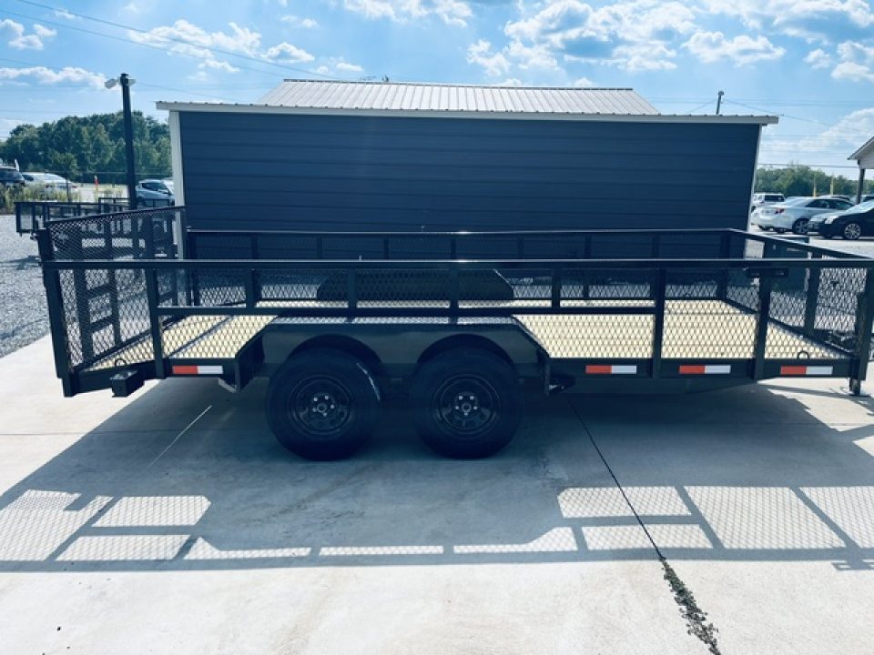 New 2026 Nolan 7X16 7K Landscape Utility Trailer w/2ft Mesh