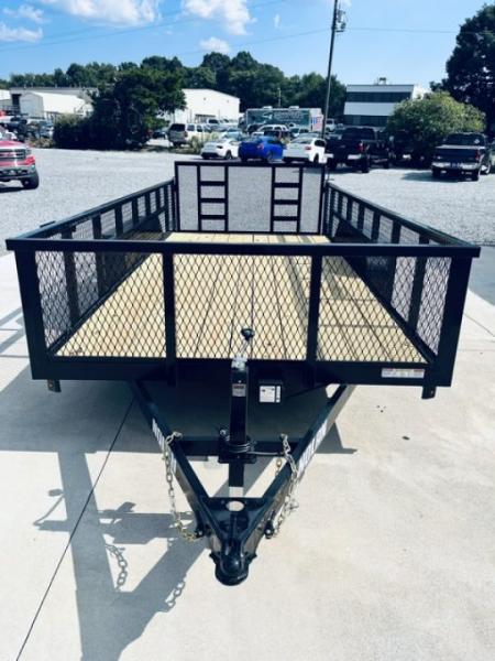 New 2026 Nolan 7X16 7K Landscape Utility Trailer w/2ft Mesh
