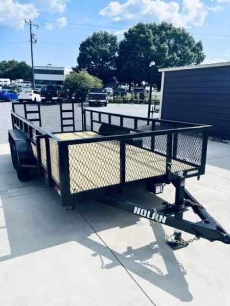 New 2026 Nolan 7X16 7K Landscape Utility Trailer w/2ft Mesh