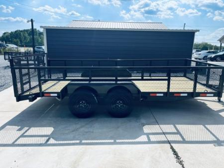 New 2026 Nolan 7X16 7K Landscape Utility Trailer w/2ft Mesh