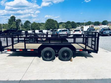 New 2026 Nolan 7X16 7K Landscape Utility Trailer w/2ft Mesh