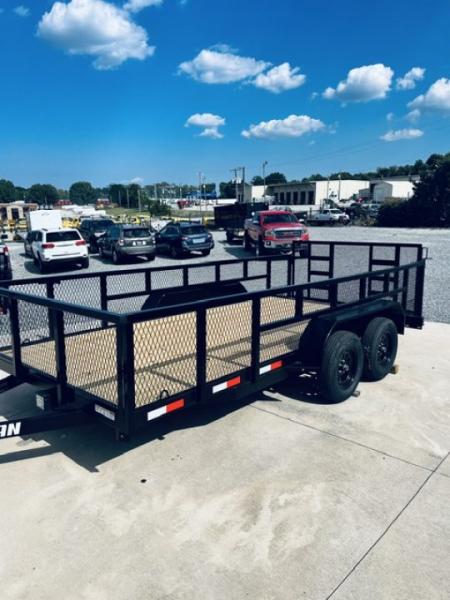New 2026 Nolan 7X16 7K Landscape Utility Trailer w/2ft Mesh