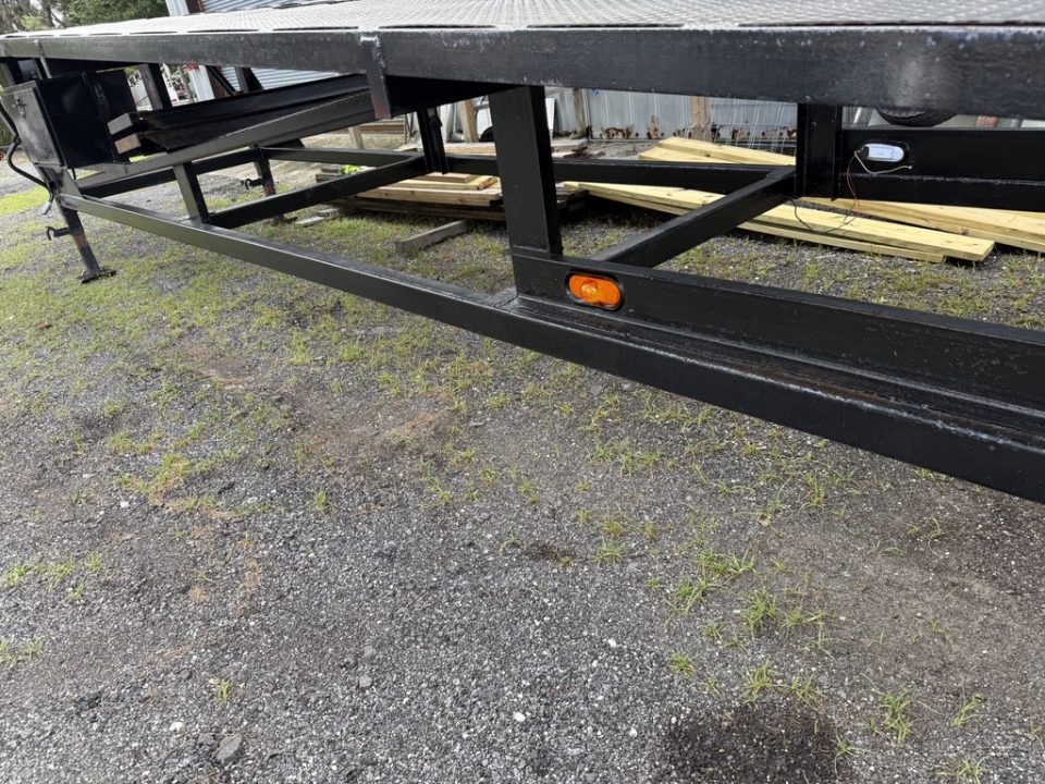 Used 2000 Kaufman Trailers 50' Triple Axle Steel Wedge Trailer | Car Hauler | New Tires & Paint Car Hauler