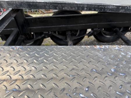 Used 2000 Kaufman Trailers 50' Triple Axle Steel Wedge Trailer | Car Hauler | New Tires & Paint Car Hauler