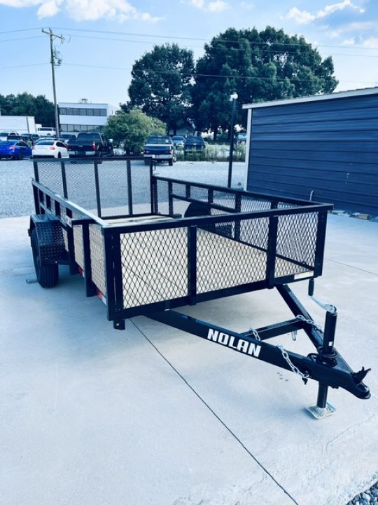 New 2026 Nolan 6X12 3K Landscape Utility Trailer w/2ft Mesh