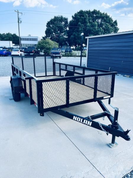 New 2026 Nolan 6X12 3K Landscape Utility Trailer w/2ft Mesh