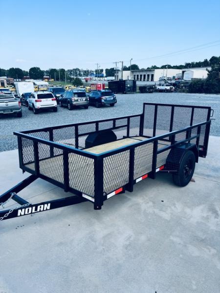 New 2026 Nolan 6X12 3K Landscape Utility Trailer w/2ft Mesh