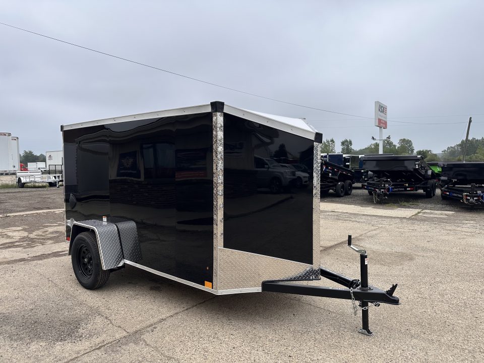 New 2027 Stealth Trailers 5X10 V-Nose W/Ramp Door Cargo / Enclosed Trailer