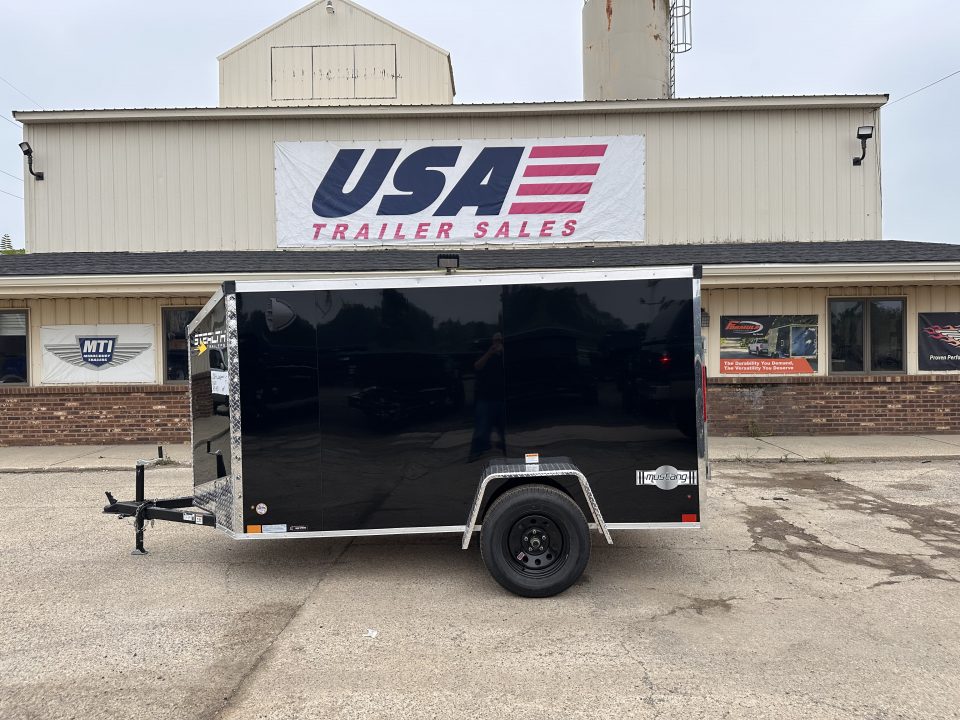New 2027 Stealth Trailers 5X10 V-Nose W/Ramp Door Cargo / Enclosed Trailer