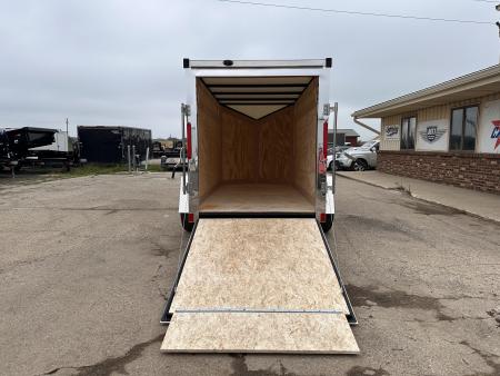 New 2027 Stealth Trailers 5X10 V-Nose W/Ramp Door Cargo / Enclosed Trailer