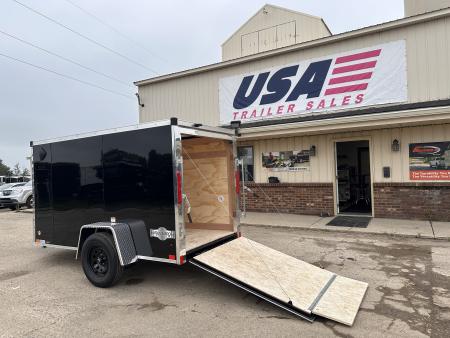 New 2027 Stealth Trailers 5X10 V-Nose W/Ramp Door Cargo / Enclosed Trailer