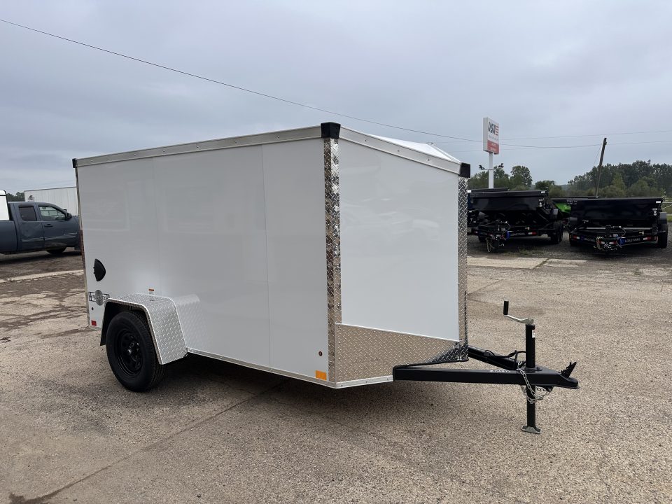 New 2027 Stealth Trailers 5X10 V-Nose W/Ramp Door Cargo / Enclosed Trailer