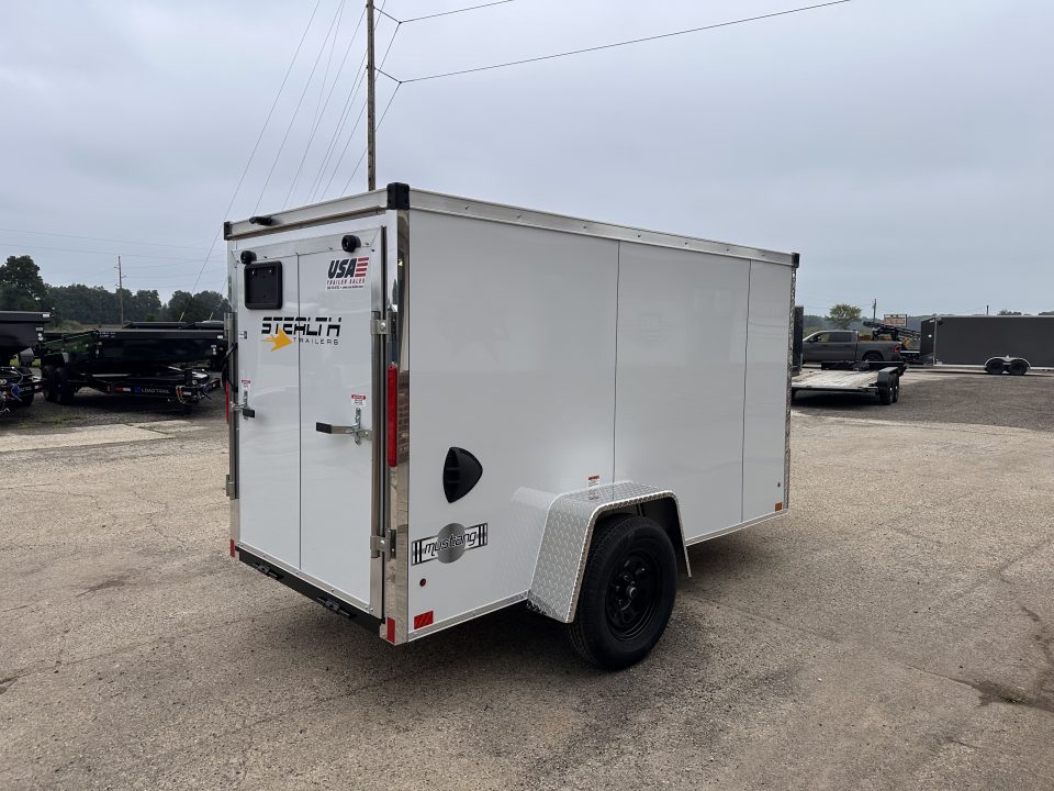 New 2027 Stealth Trailers 5X10 V-Nose W/Ramp Door Cargo / Enclosed Trailer