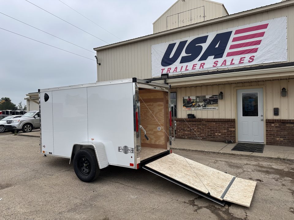 New 2027 Stealth Trailers 5X10 V-Nose W/Ramp Door Cargo / Enclosed Trailer