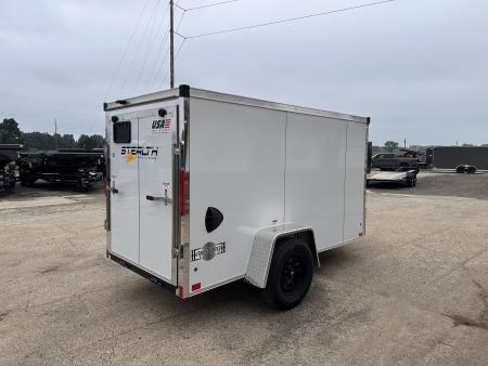 New 2027 Stealth Trailers 5X10 V-Nose W/Ramp Door Cargo / Enclosed Trailer