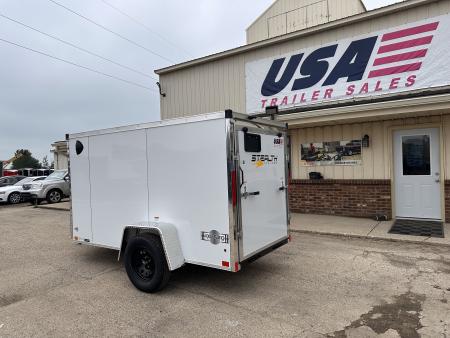 New 2027 Stealth Trailers 5X10 V-Nose W/Ramp Door Cargo / Enclosed Trailer